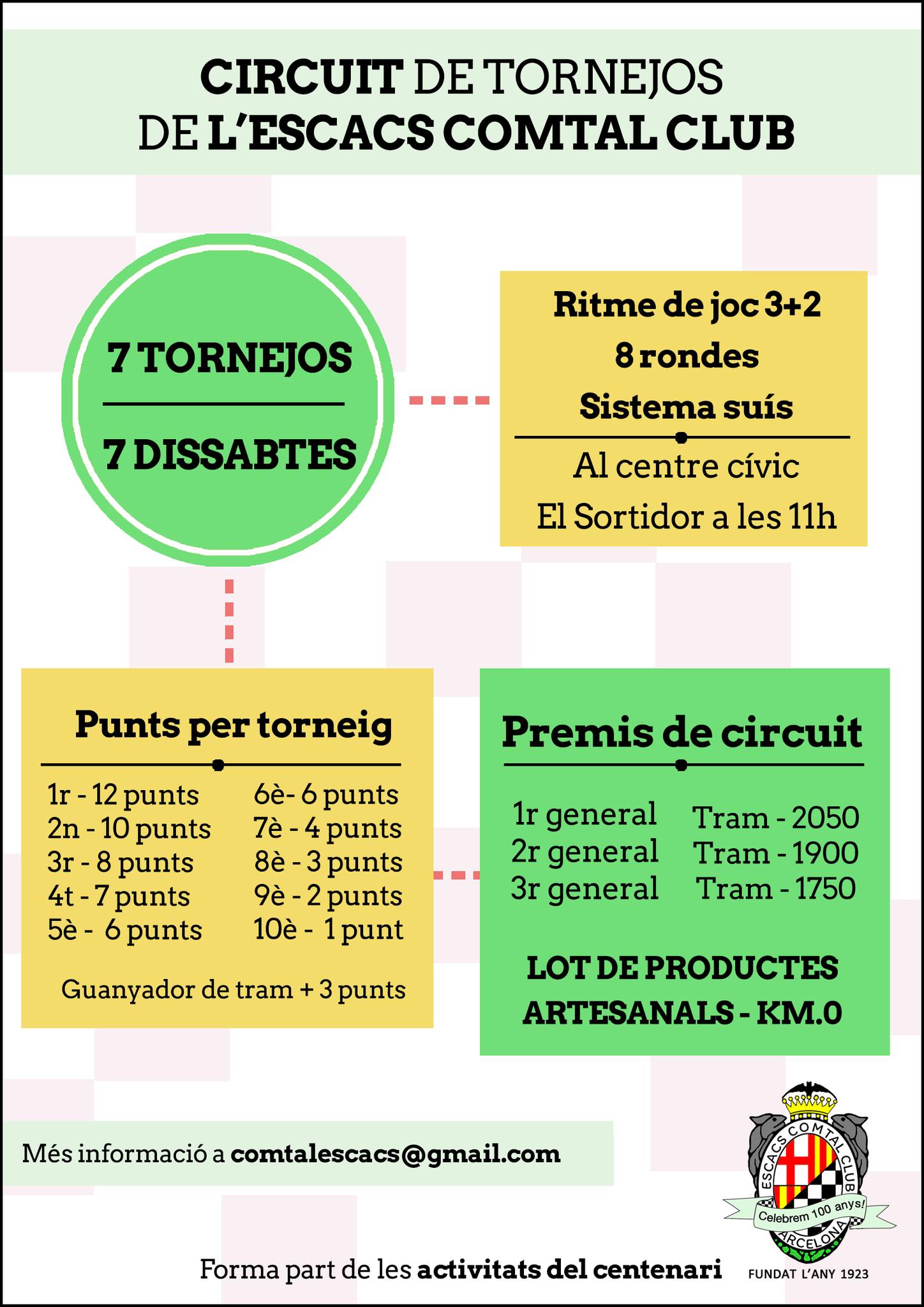 Circuit de tornejos de l'Escacs Comtal Club