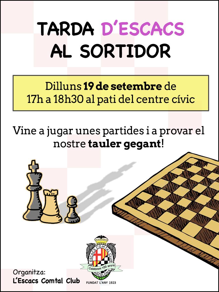 Tarda d'Escacs al Sortidor
