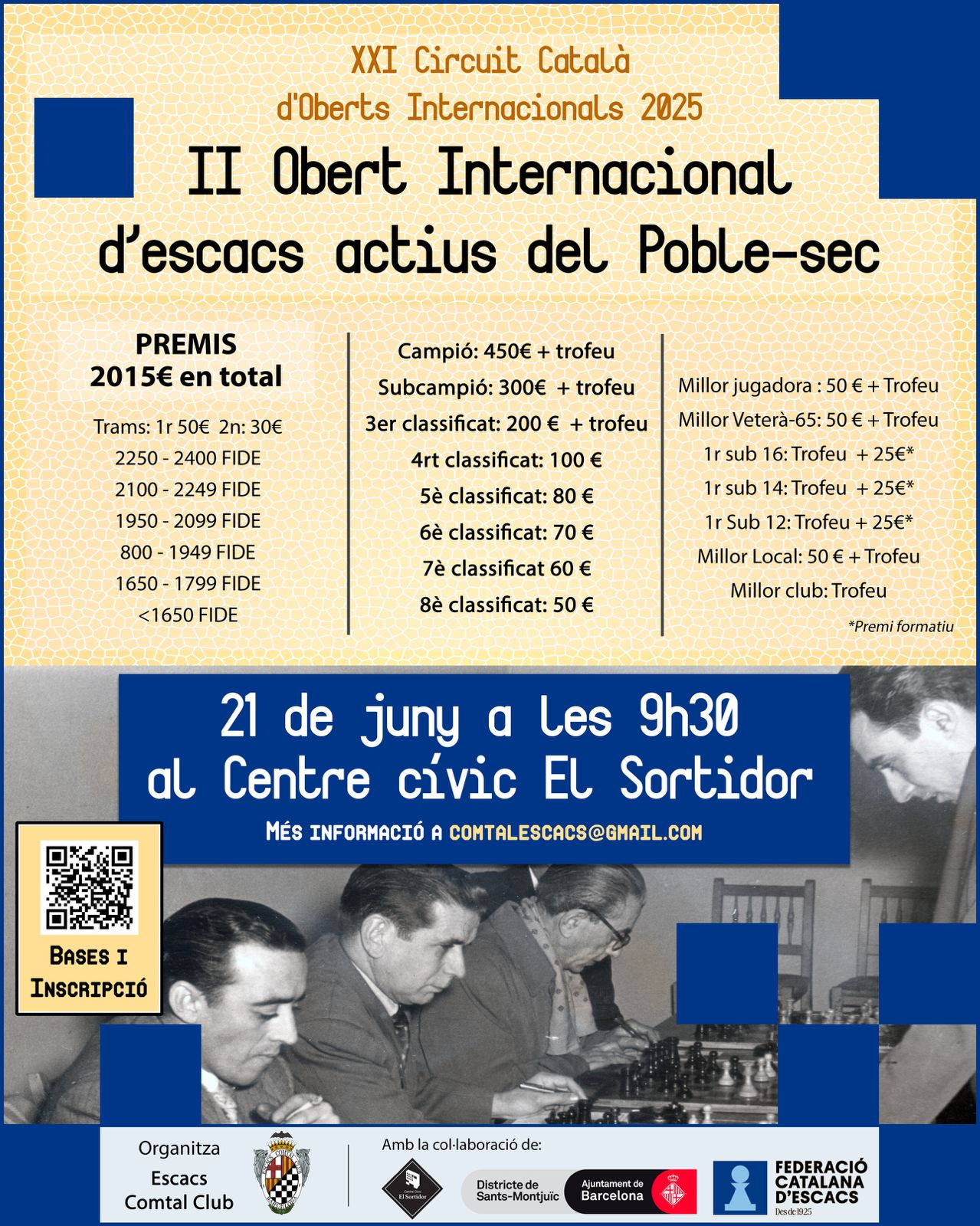 II Obert Internacional d'Escacs Actius Poble-Sec