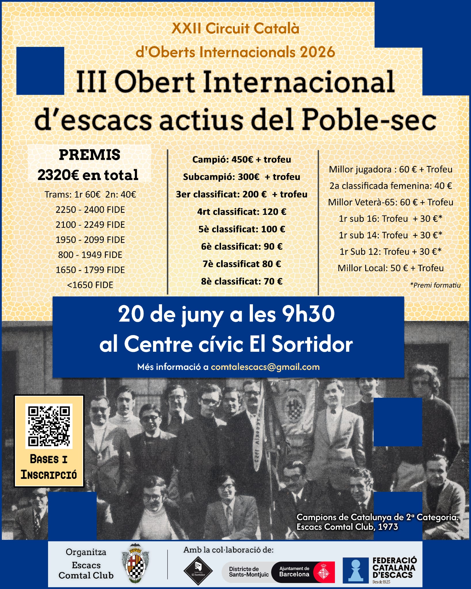 III Obert Internacional d'Escacs Actius del Poble-Sec